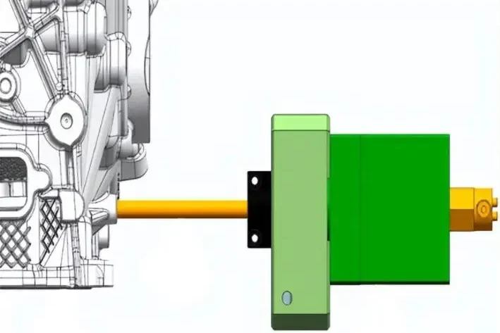 Schematic Diagram of a Die-Cast Extrusion Pin