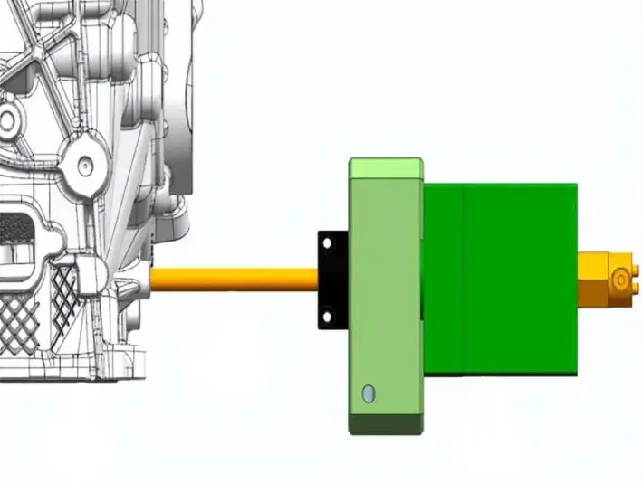 Schematic Diagram of a Die-Cast Extrusion Pin