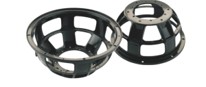 8-inch die-cast aluminum speaker basket
