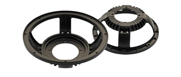 10-inch die-cast aluminum speaker basket