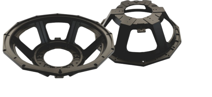 21-inch aluminum speaker basket
